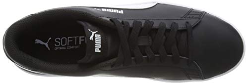 PUMA Smash V2 L, Zapatillas Unisex Adulto, Negro Black White, 43 EU