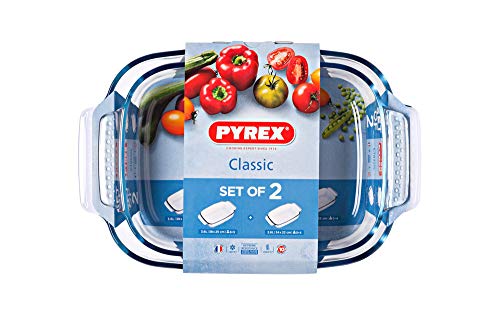 Pyrex Classic Fuentes para Horno, 3.6l / 2.6l