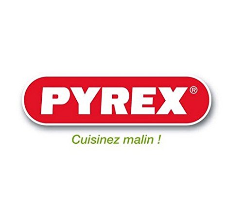 Pyrex Classic Vidrio - Cazuela redonda con tapa, 2.1 l, 25 x 20 x 11 cm