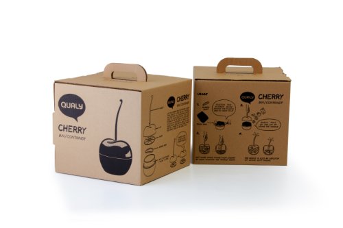 QUALY - Cubo de Basura con Forma de Cereza