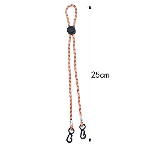 Raburt 4/5 piezas ajustable Length Face Cover Lanyard Holder Hanger Around The Neck Rest Ear Saver for Kids School