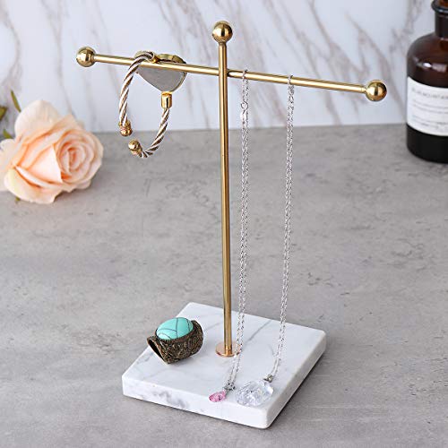 RanDal 2 Tamaños Nordic Style Jewelry Collar Holder Organizador Display T-Bar Decoraciones - S