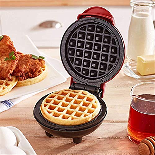 ranninao Gofrera Europea de 350W | Máquina de Hacer gofres para el hogar - Mini máquina de Hacer gofres para el hogar Máquina de Pastel para panqueques Galletas