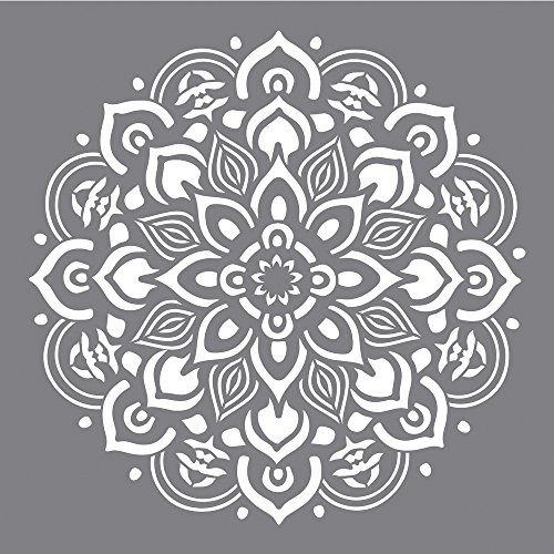 Rayher 38969000 Plantilla de Mandala. Reutilizable. Con corte láser. Medidas 30.5 x 30.5 cm.