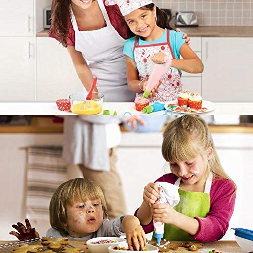 Rehomy Juego de Chef para Niños Juego de Juguetes de Cocina para Hornear de Bricolaje Juego de Simulación Delantal Guantes Cocina Sombrero