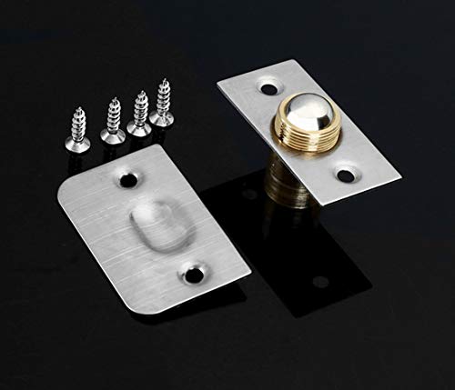 Repuhand 4Pcs Cerradura de Puerta de Bola de Rodillo de Acero Inoxidable Cierre de Resorte Bola de Rodillo Ajustable
