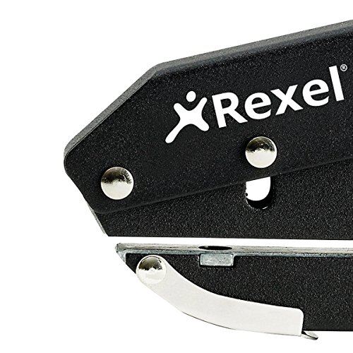 Rexel 4363 201-20041 - Perforadora de 1 agujero de 6 mm (capacidad para 20 hojas de 80 gsm), color negro