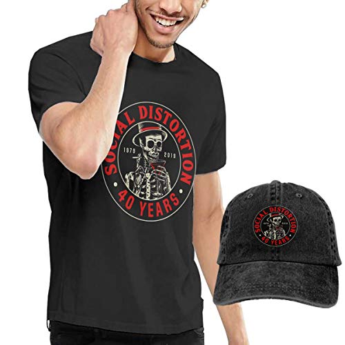 Rock Music Band Popular Lover - Camiseta y sombreros para hombre Negro Negro XL