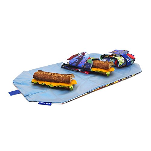 Roll'eat - Boc'n'Roll Teens Boys Bolsa Merienda Porta Bocadillos Ecológica sin BPA, Stereo Multicolor
