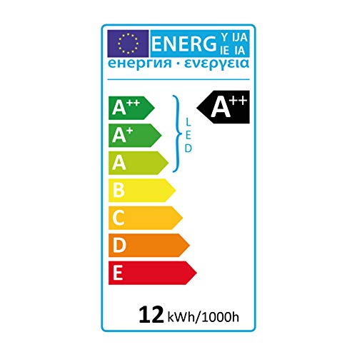 Rollo de 5 metros de Tira de Luz LED Directa a 220v con conectores. Color Blanco Frio (6500K). Impermeable. Corte cada 10cm. A++