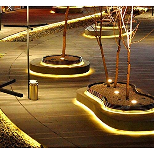 Rollo de 5 metros de Tira de Luz LED Directa a 220v con conectores. Color Blanco Frio (6500K). Impermeable. Corte cada 10cm. A++