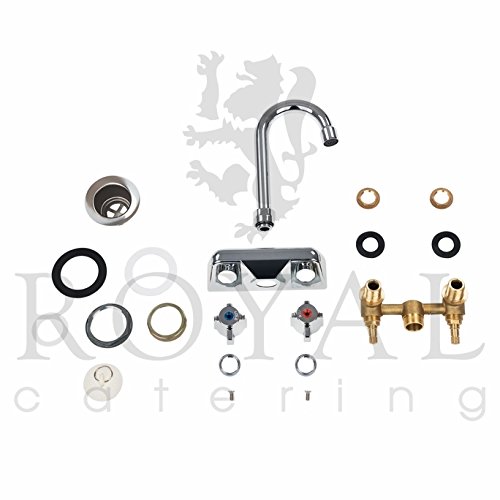 Royal Catering - RCHS-2 - Lavamanos Acero Inoxidable con Grifo