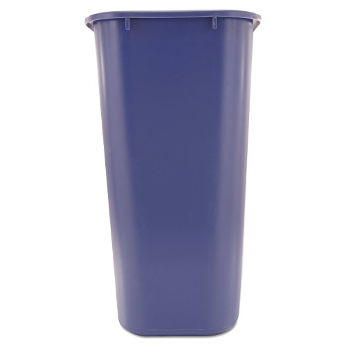 Rubbermaid Commercial Products FG295773BLUE Papelera Rectangular de Reciclaje, Azul
