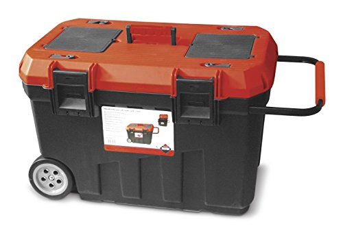 Rubi 75965 Baúl herramientas para albañil, Rojo
