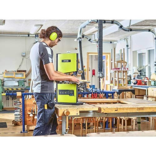 Ryobi 5133002854 - Sierra de cinta vertical ryobi 350w con luz de trabajo