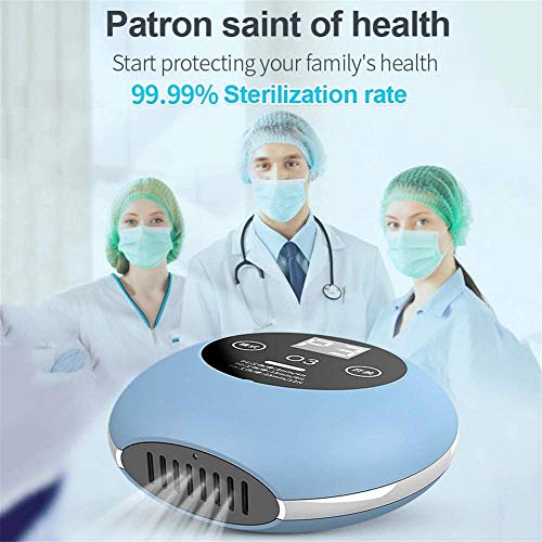 S-1 Generador De Ozono Purificador De Aire Inteligente para El Hogar Limpiador De Aire 3 Modos Opcional Máquina Ozonizadora, para Habitaciones, Automóviles Y Mascotas, Máquina De Ozono