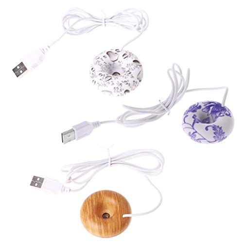 S-TROUBLE Mini Donuts portátil USB Humidificador de Aire Purificador Flotadores Aroma Difusor Vapor