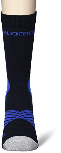 SALOMON XA Pro 1 Par de Calcetines a Media caña, Unisex Adulto, Negro/Azul (Night Sky/Nautical Blue), XL (45-47)
