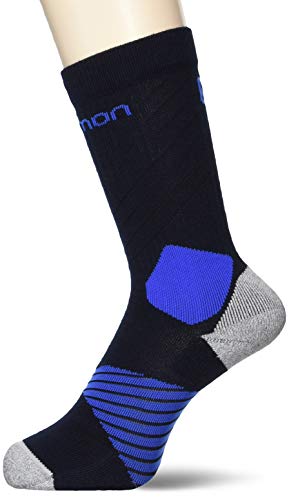 SALOMON XA Pro 1 Par de Calcetines a Media caña, Unisex Adulto, Negro/Azul (Night Sky/Nautical Blue), XL (45-47)
