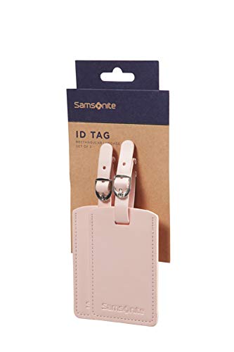 SAMSONITE Global Travel Accessories - Rectangle Etiqueta para Equipaje 10 Centimeters 1 Rosa (Pale Rose Pink)