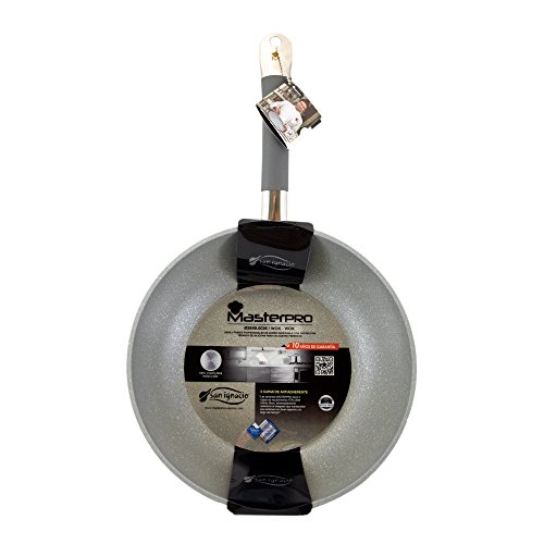 San Ignacio 28 cm Aluminio Forjado, 28 x 8 cm, Acero Inoxidable, Gris, Wok Ø28