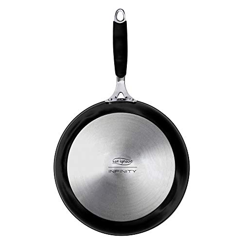 San Ignacio Q2928 Infinity - Set de 2 Sartenes 20 y 24, Aluminio Forjado, Inducción, Negro