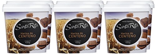 Santa Rita Harina de Centeno - 6 Paquetes de 430 gr - Total: 2580 gr