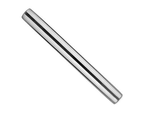 SCSpecial Rodillo de amasar de acero inoxidable, 15.7 pulgadas, rodillo francés profesional para hornear, utensilio de cocina para preparar masa para masa de tarta, pastelería, pizza