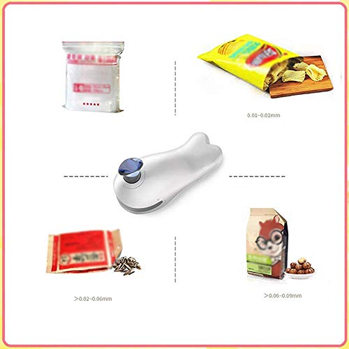 Sellador del vacío Sous Vide Mini sellador del bolso, de la máquina de calor portátil de mano, portátil máquina de calor portátil Sello de cocina máquina de calor de plástico de sellado for bolsas de