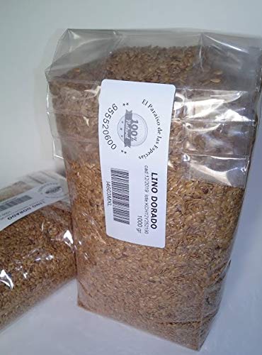 Semillas de Lino Dorado MOLIDO 1000 gr - linaza MOLIDA 1 Kg
