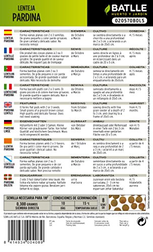 Semillas Leguminosas - Lenteja Pardina - Batlle
