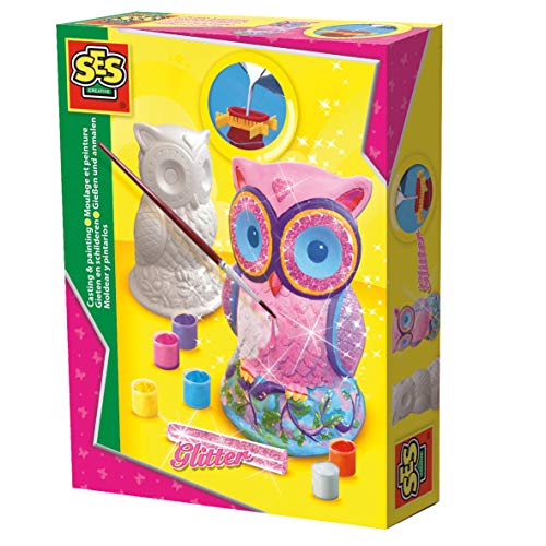 SES Creative - Moldear y Pintar, Lechuza (01285)