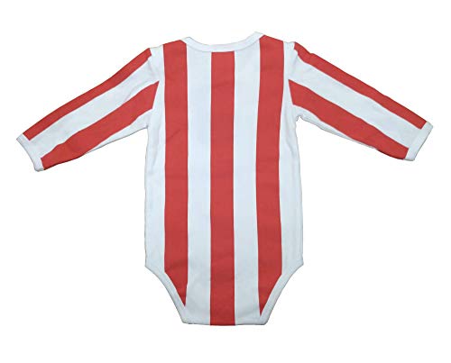 Set - 2 Bodys - Atlético de Madrid - Colores Originale, Nuevo Escudo - Producto Licenciado (6-12 Meses)