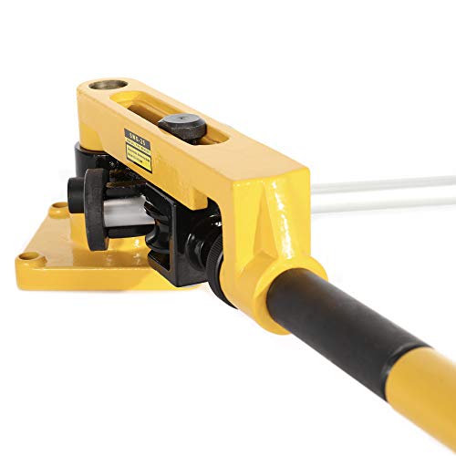 Sfeomi Dobladora de Tubos 10-25mm Máquina Dobladora de Tubos Manual con 7 Troqueles de Alta Resistencia Doblador de Tubos para Tuberías de Acero, Latón, Cobre, Hierro Forjado y Aluminio