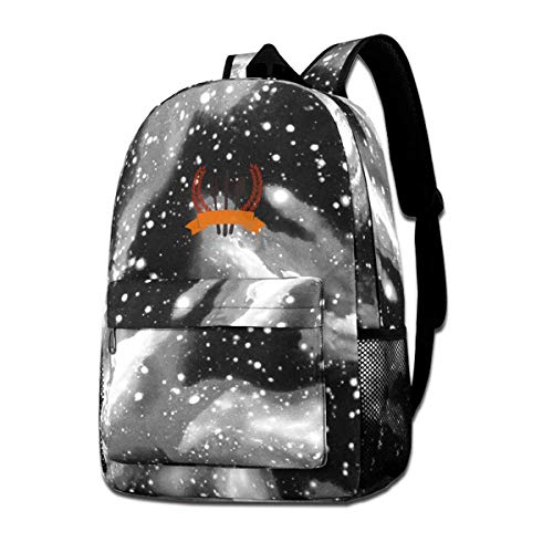 SFGHM Vajilla Orejas de Trigo Starry Sky Bolso de Hombro Escolar para Adolescentes Mochila de Escuela Intermedia