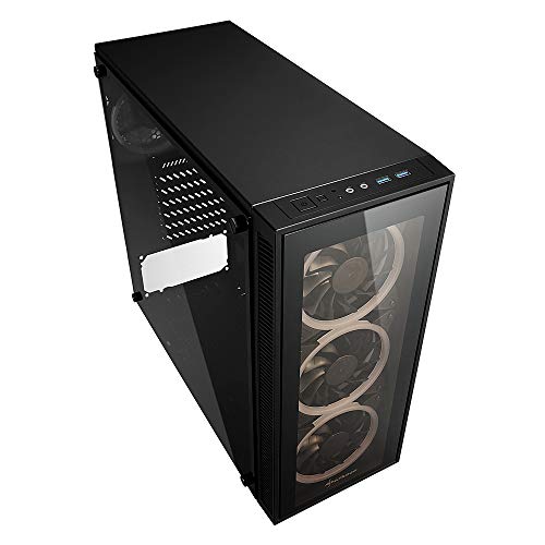 Sharkoon TG4 RGB - Caja de Ordenador, PC Gaming, Semitorre ATX, Negro