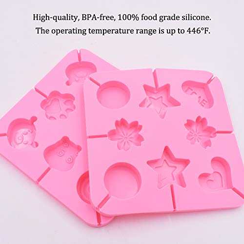 SIMUER 86pcs Conjunto de Símbolos de Cortadores Galletas con Números Alfabeto Plástico Letras Minúsculas para la Decoración Creativa Pasteles - Número de 80 Letras + 6 Raspador de Pastel