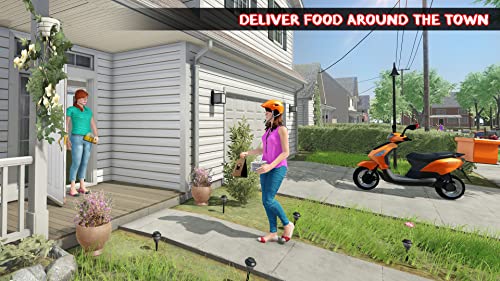 Simulador virtual de la familia del cocinero casero de la madre