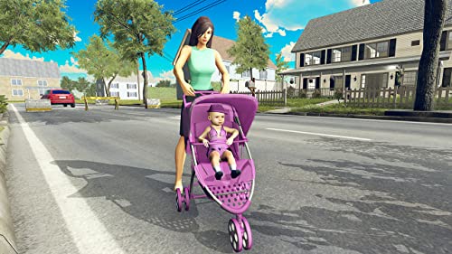 simulador virtual de la madre: juegos de familia feliz mamá