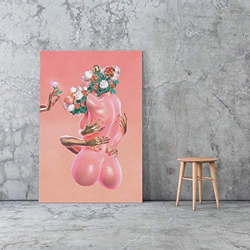Sin Marco Lady Gaga Free Woman Visual Modern Art Canvas Poster Painting Wall Art Decor Sala de Estar Dormitorio Estudio Decoración del hogar Impresiones