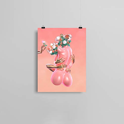 Sin Marco Lady Gaga Free Woman Visual Modern Art Canvas Poster Painting Wall Art Decor Sala de Estar Dormitorio Estudio Decoración del hogar Impresiones