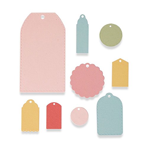 Sizzix Framelits Troqueles 9PK Etiquetas #3