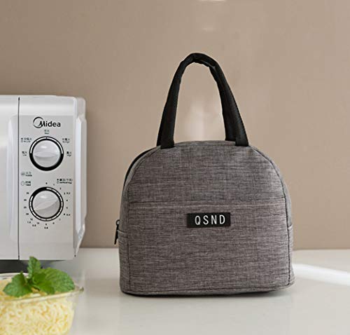 SLOSH Bolsa Termica Comida Trabajo Almuerzo Porta Alimentos Infantil Niños Oficina Bolsa Calor (Rosa Verde)
