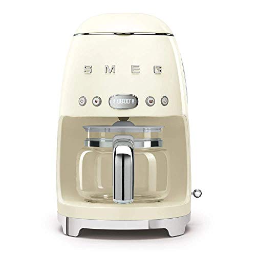 Smeg dcf02creu DCF02RDEU/PGAU/WHAU Cafetera de filtro, Gris