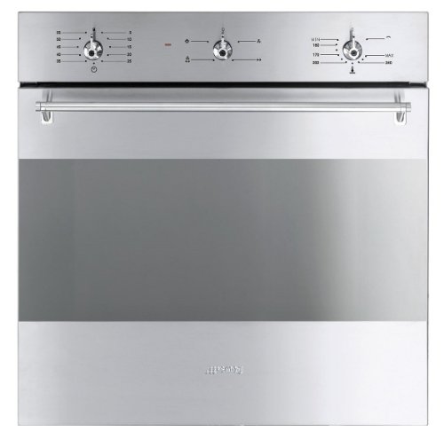 Smeg SF341GVXD - Horno (Gas natural, 70 L, 63 L, 150-265 °C, Acero inoxidable, Giratorio)