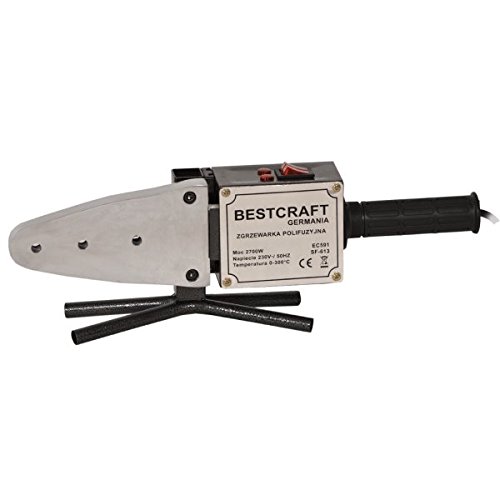Soldador 2700 W con 7 troqueles para soldar tuberías de plástico PVC