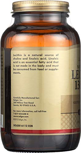 Solgar Lecitina de Soja 1360 mg Cápsulas blandas - Envase de 100