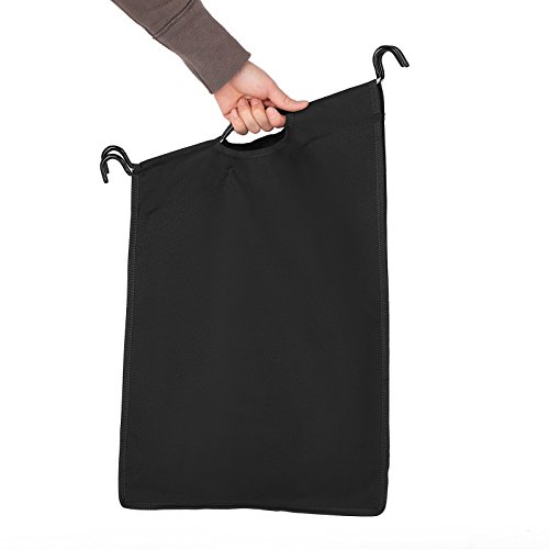 SONGMICS Carrito de LavanderÍa, Cesta de lavanderÍa, Colector de Ropa con 4 Bolsas de Tela ExtraÍbles, Contenedor de Ropa sobre Ruedas, Clasificador de Ropa, Robusto, 4 x 35 Litros, Negro, LSF005