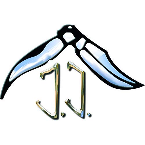 Sonpó Online - Cuchillo Chuletero de Acero Inoxidable Monoblock, de 11 cm. - Pack de 6 piezas