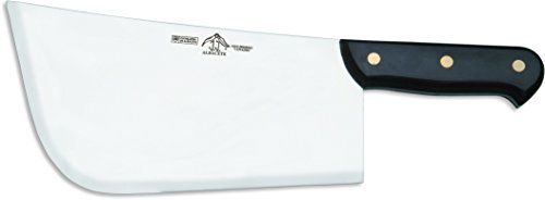 Sonpó Online - Modelo HACH2 - Hachuela profesional de 26.5 cm - Mango negro de polietileno y hoja de acero inoxidable de 4 mm de grosor.